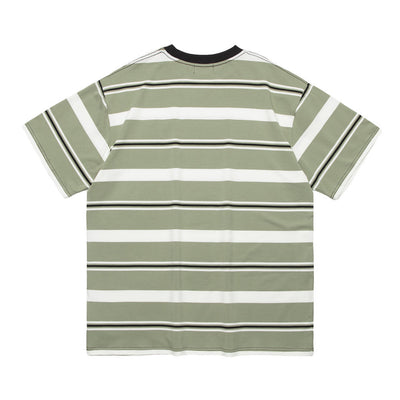 Camiseta Manga Corta con Rayas Contrastantes para Hombre - Image 15