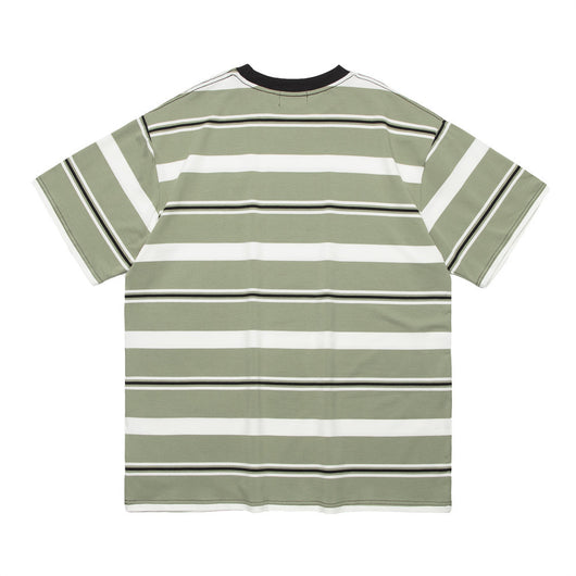 Camiseta Manga Corta con Rayas Contrastantes para Hombre - Image 15