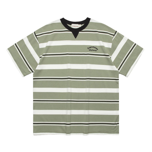 Camiseta Manga Corta con Rayas Contrastantes para Hombre - Image 18