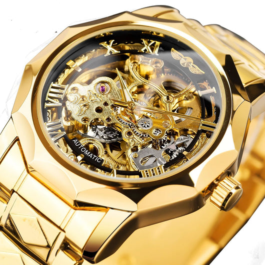 Reloj Automático de Lujo Retro con Esfera Luminosa para Hombre - Image 13