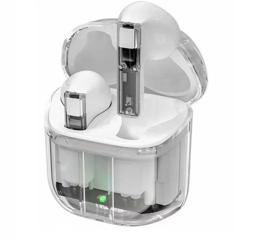 Auriculares Bluetooth True Wireless con Estuche Cápsula Espacial Transparente - Image 17