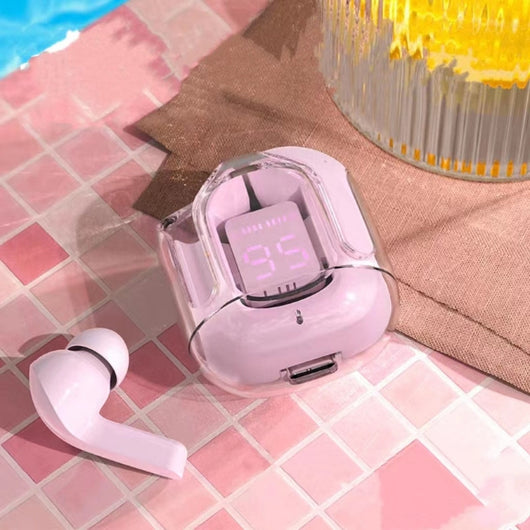 Auriculares Bluetooth True Wireless con Estuche Cápsula Espacial Transparente - Image 20