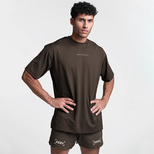 Playera Deportiva Hombre Transpirable Absorbe Sudor Color Sólido - Image 16