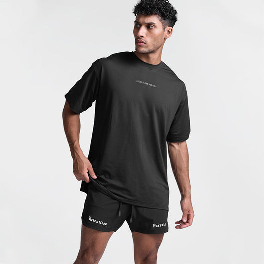 Playera Deportiva Hombre Transpirable Absorbe Sudor Color Sólido - Image 17