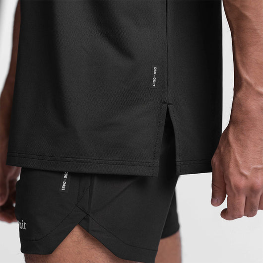 Playera Deportiva Hombre Transpirable Absorbe Sudor Color Sólido - Image 23