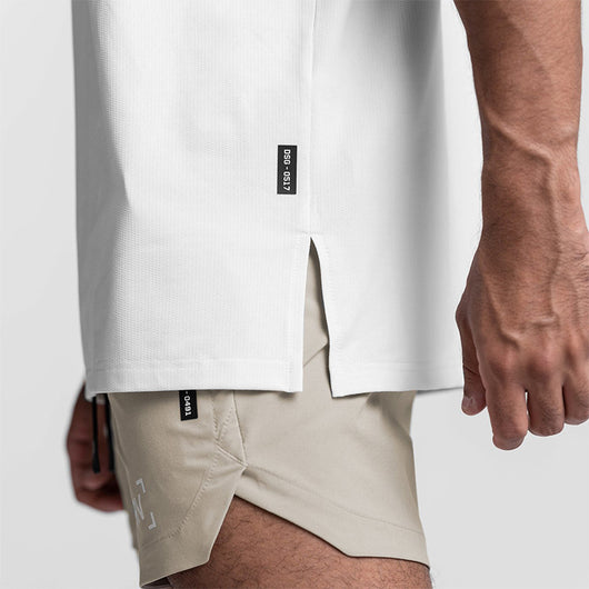 Playera Deportiva Hombre Transpirable Absorbe Sudor Color Sólido - Image 27