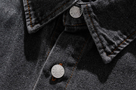 Camisa Denim Retro Estilo Japonés Manga Corta para Hombre - Image 7