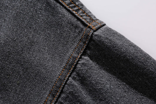Camisa Denim Retro Estilo Japonés Manga Corta para Hombre - Image 16