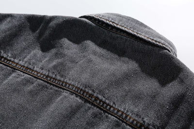 Camisa Denim Retro Estilo Japonés Manga Corta para Hombre - Image 17