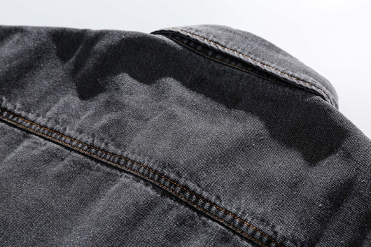 Camisa Denim Retro Estilo Japonés Manga Corta para Hombre - Image 17
