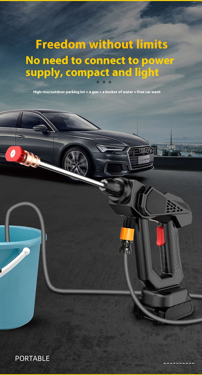 Lavadora de Autos Portátil con Pistola de Agua de Alta Presión Inalámbrica Recargable - Image 17
