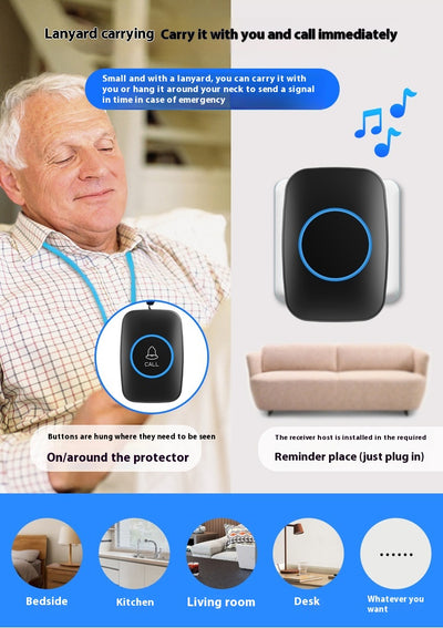 Timbre de Emergencia para Adultos Mayores - Dispositivo de Alerta Inalámbrico - Image 30