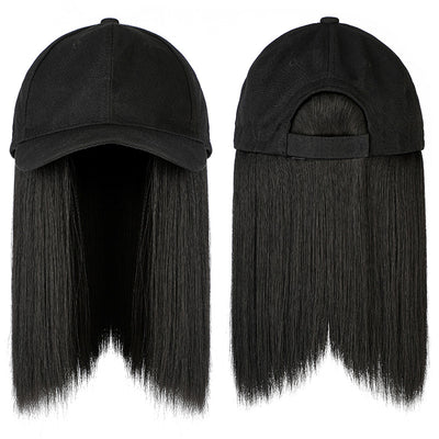 Peluca Bob Corto Liso con Gorro - Cabello hasta la Clavícula - Image 11