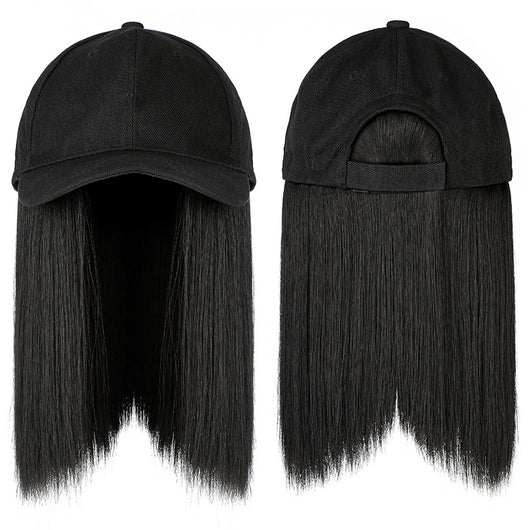 Peluca Bob Corto Liso con Gorro - Cabello hasta la Clavícula - Image 14