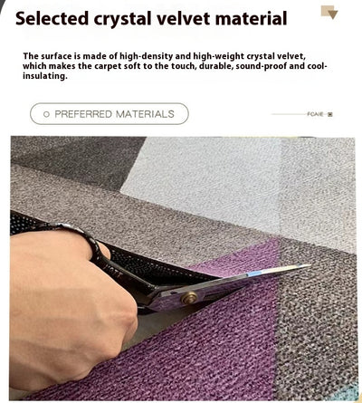 Alfombra Velvet Cristal Completa para Sala, Recámara y Mesita de Noche - Image 18