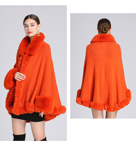 Capa Chal de Punto con Cuello de Conejo Rex - Image 17