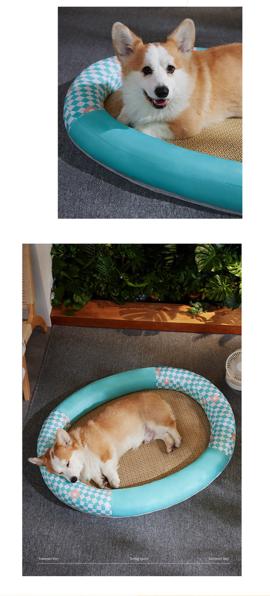 Colchoneta Refrescante para Mascotas - Nido Ovalado con Tecnología Cooling - Image 28