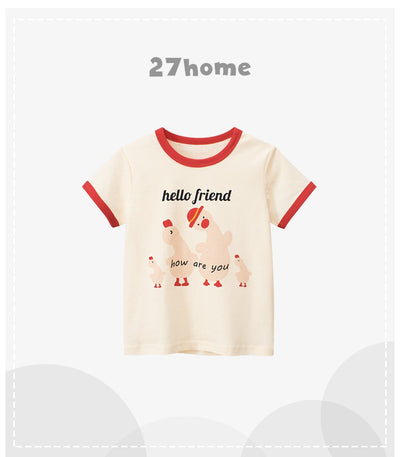 Camiseta Infantil Estilo Coreano de Manga Corta - Image 13