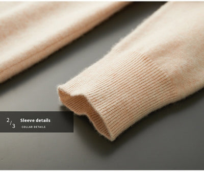 Suéter de Cuello Redondo 100% Cashmere para Hombre - Otoño e Invierno - Image 30