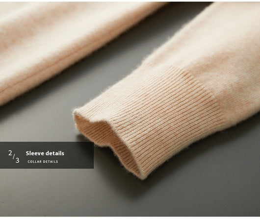 Suéter de Cuello Redondo 100% Cashmere para Hombre - Otoño e Invierno - Image 30