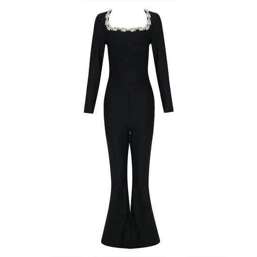 Jumpsuit Elegante Hueco de Cintura Alta para Mujer - Image 15