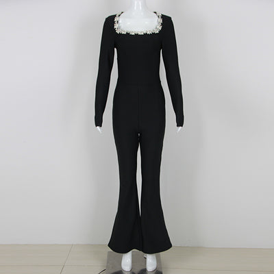 Jumpsuit Elegante Hueco de Cintura Alta para Mujer - Image 16