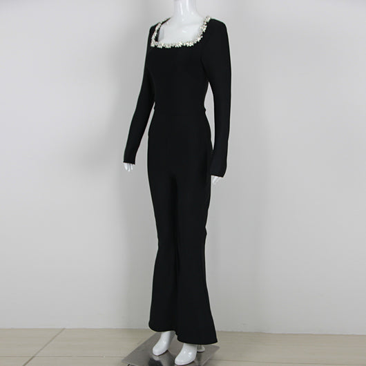 Jumpsuit Elegante Hueco de Cintura Alta para Mujer - Image 21