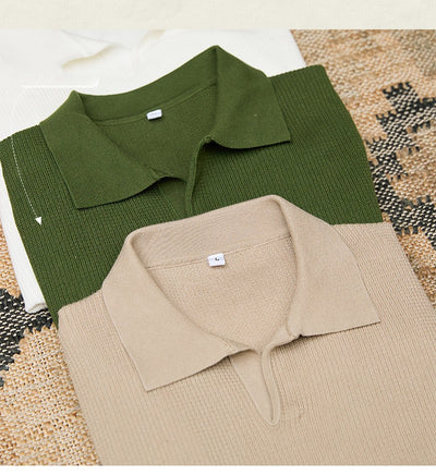 Suéter Tejido Retro Casual para Hombre Estilo Ejecutivo - Image 14