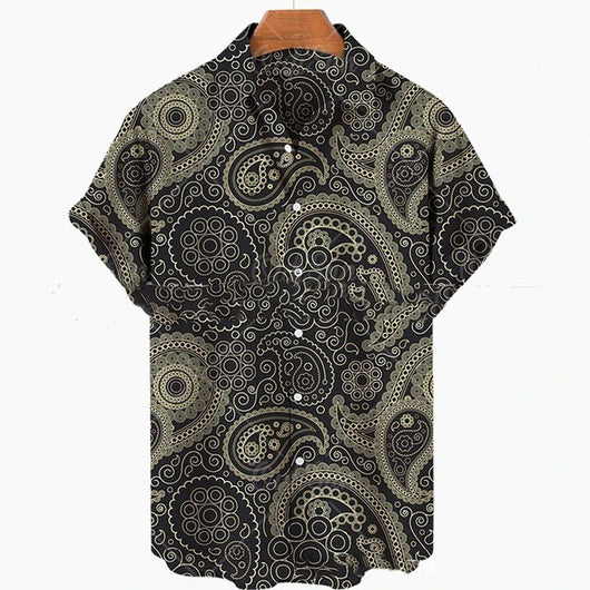 Camisa Casual Hombre con Impresión 3D Digital - Image 17