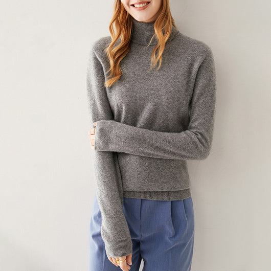Suéter de Cachemira para Mujer - Diseño Holgado Estilizador - Image 20