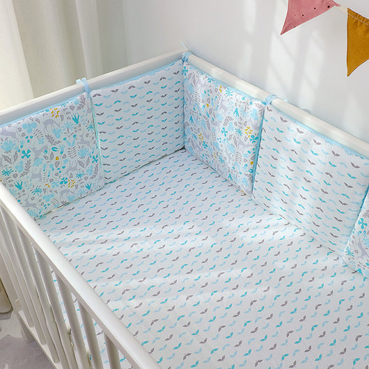 Protector de Cuna Acolchado con Bordados Infantiles - Image 12