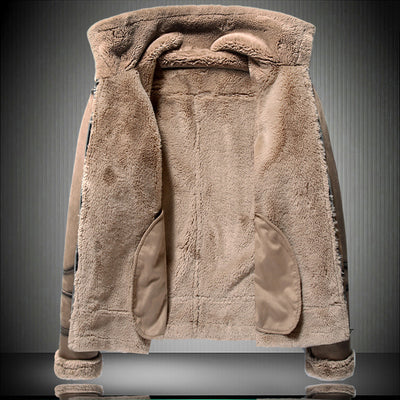 Chaqueta Polar para Hombre con Cuello Tipo Polo y Forro Térmico - Image 15