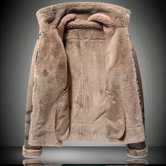 Chaqueta Polar para Hombre con Cuello Tipo Polo y Forro Térmico - Image 15