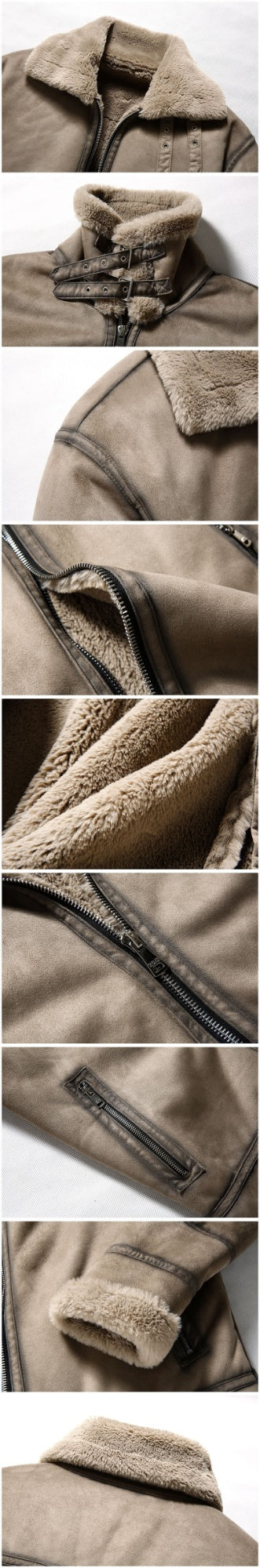 Chaqueta Polar para Hombre con Cuello Tipo Polo y Forro Térmico - Image 17