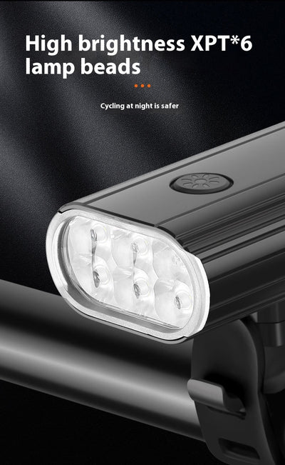 Luz Frontal LED 2000LM Aluminio 6 XPT Recargable USB-C - Image 9