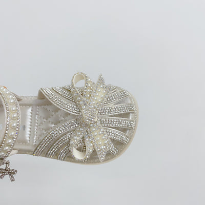 Sandalias Princesa con Moño y Strass Brillante - Image 8