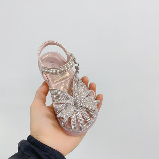 Sandalias Princesa con Moño y Strass Brillante - Image 10