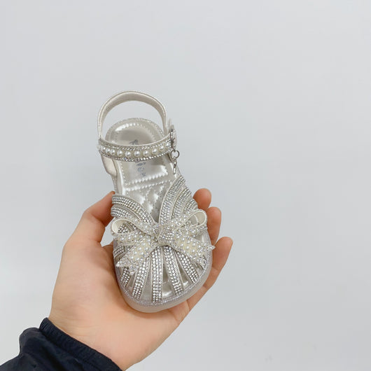 Sandalias Princesa con Moño y Strass Brillante - Image 12