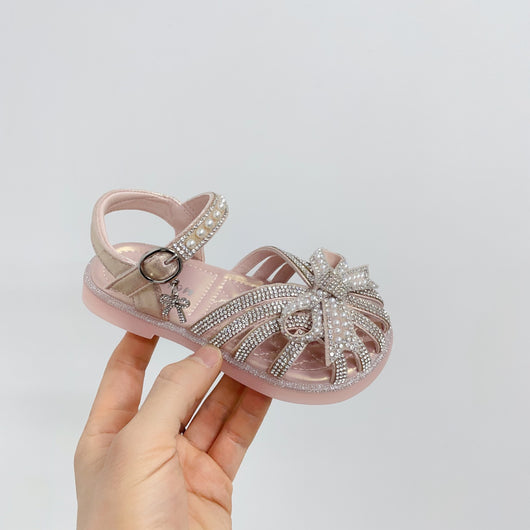Sandalias Princesa con Moño y Strass Brillante - Image 13