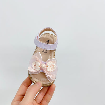 Sandalias Princesa con Moño de Tul Suave para Bebé - Image 10