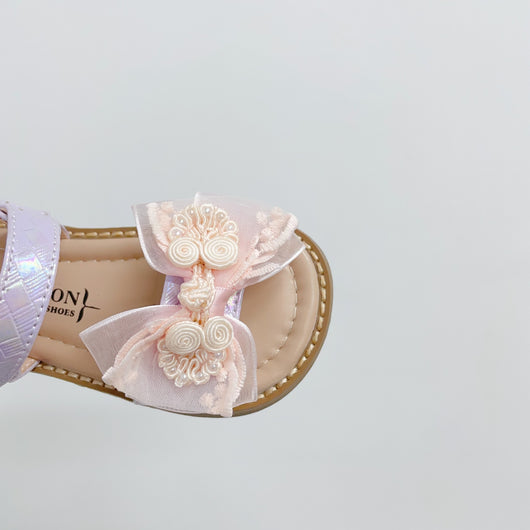 Sandalias Princesa con Moño de Tul Suave para Bebé - Image 13