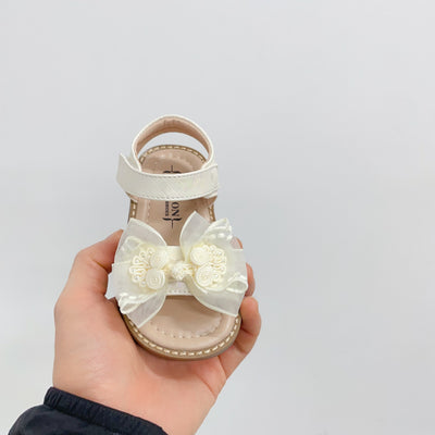 Sandalias Princesa con Moño de Tul Suave para Bebé - Image 18