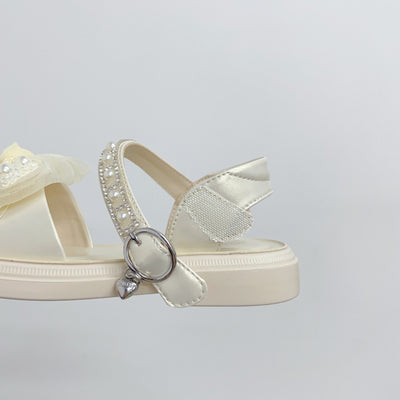 Sandalias Princesa Estilo Nacional con Moño de Perla - Image 9
