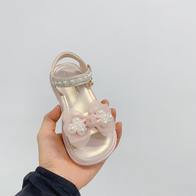 Sandalias Princesa Estilo Nacional con Moño de Perla - Image 10