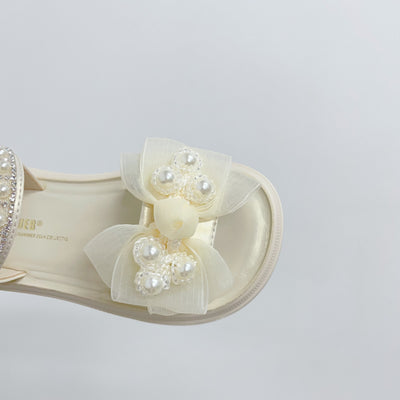 Sandalias Princesa Estilo Nacional con Moño de Perla - Image 11