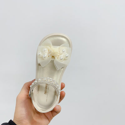 Sandalias Princesa Estilo Nacional con Moño de Perla - Image 12