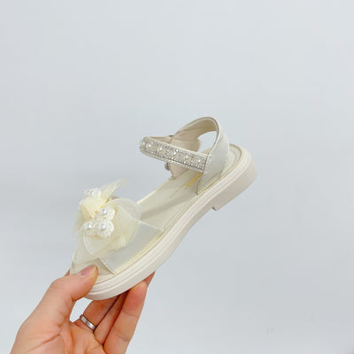 Sandalias Princesa Estilo Nacional con Moño de Perla - Image 17