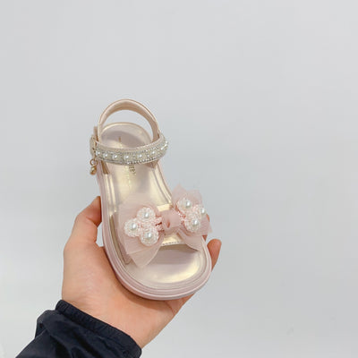Sandalias Princesa Estilo Nacional con Moño de Perla - Image 18