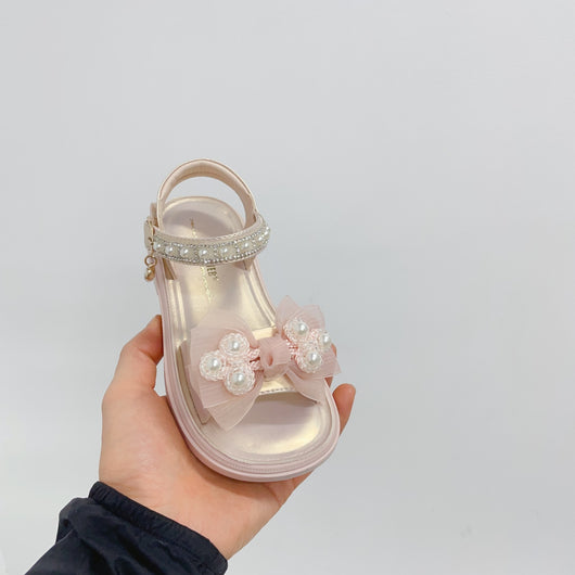 Sandalias Princesa Estilo Nacional con Moño de Perla - Image 18