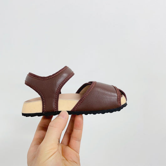 Sandalias Infantiles de Cuero Punta Abierta - Zapatos Ligeros para Playa - Image 11
